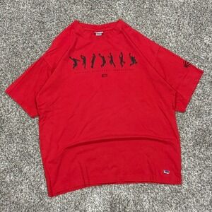 Vintage NBA Elevation Monty Python T-Shirt Mens XL Red Graphic Basketball Cotton